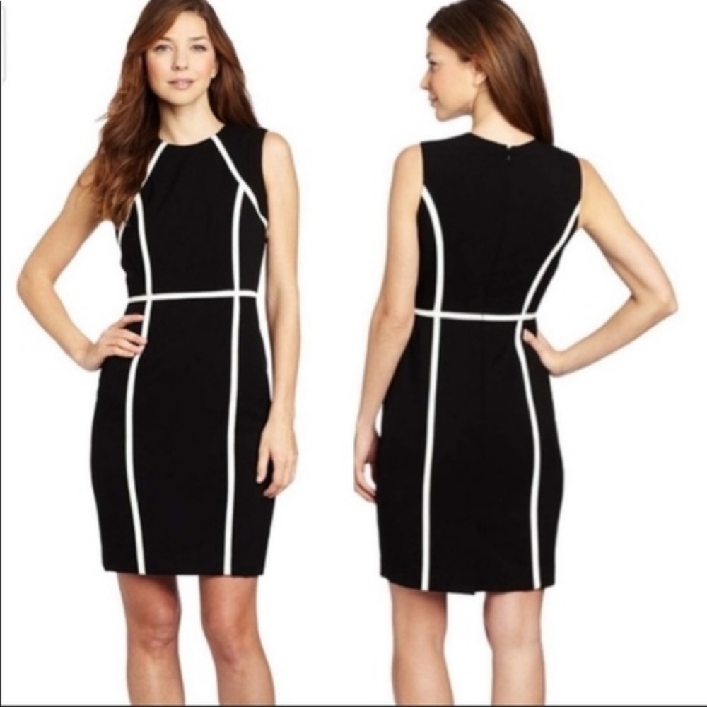 Calvin Klien  black/ white Dress Size 8